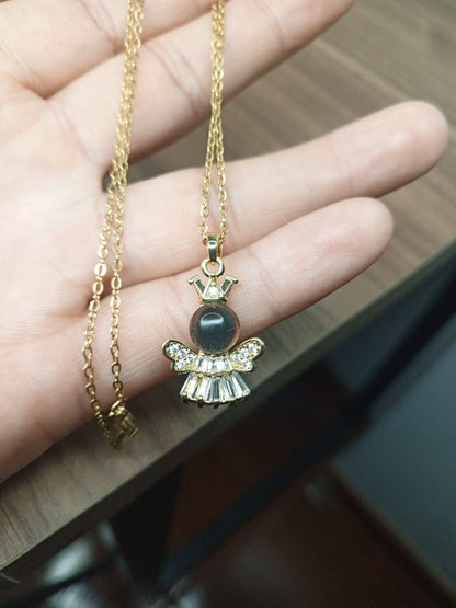 Conjunto de Sentimientos Collar y Anillo regulable